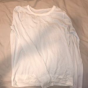 Lulu lemon body fit white athletic top